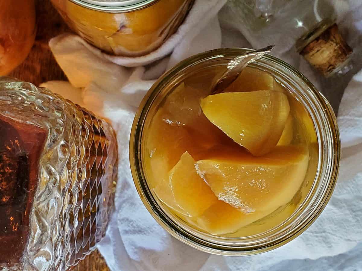 Canning Bourbon Peaches Drunken Peaches