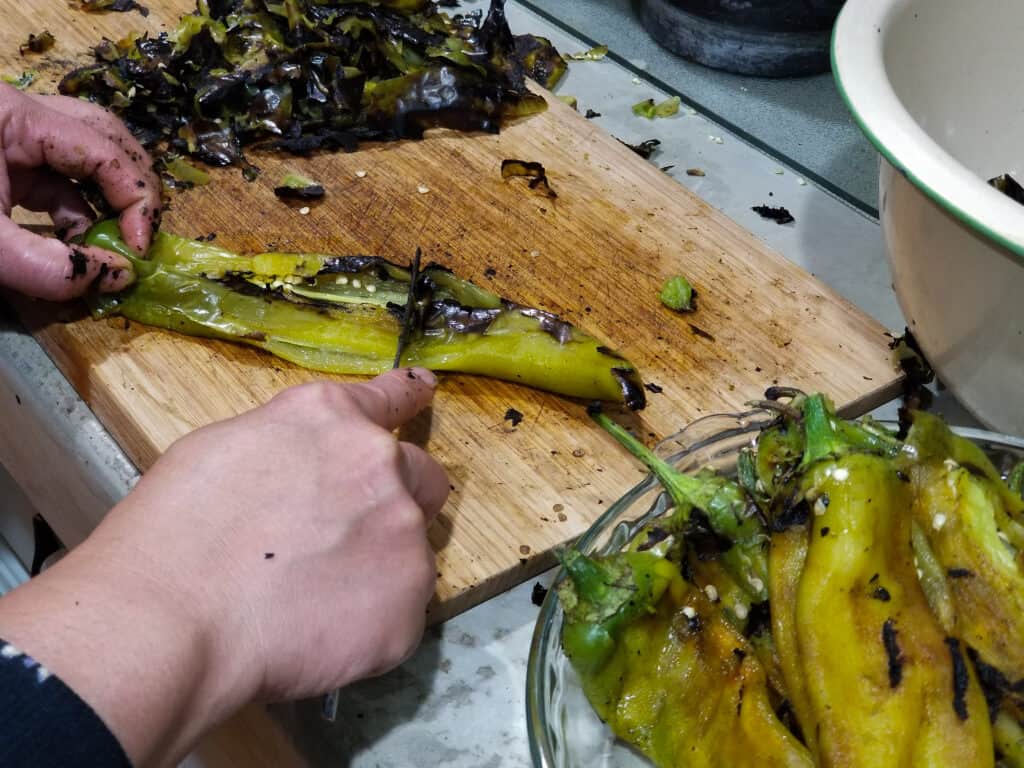 Preserving Roasted Peppers in Oil A Farm Girl in the Making