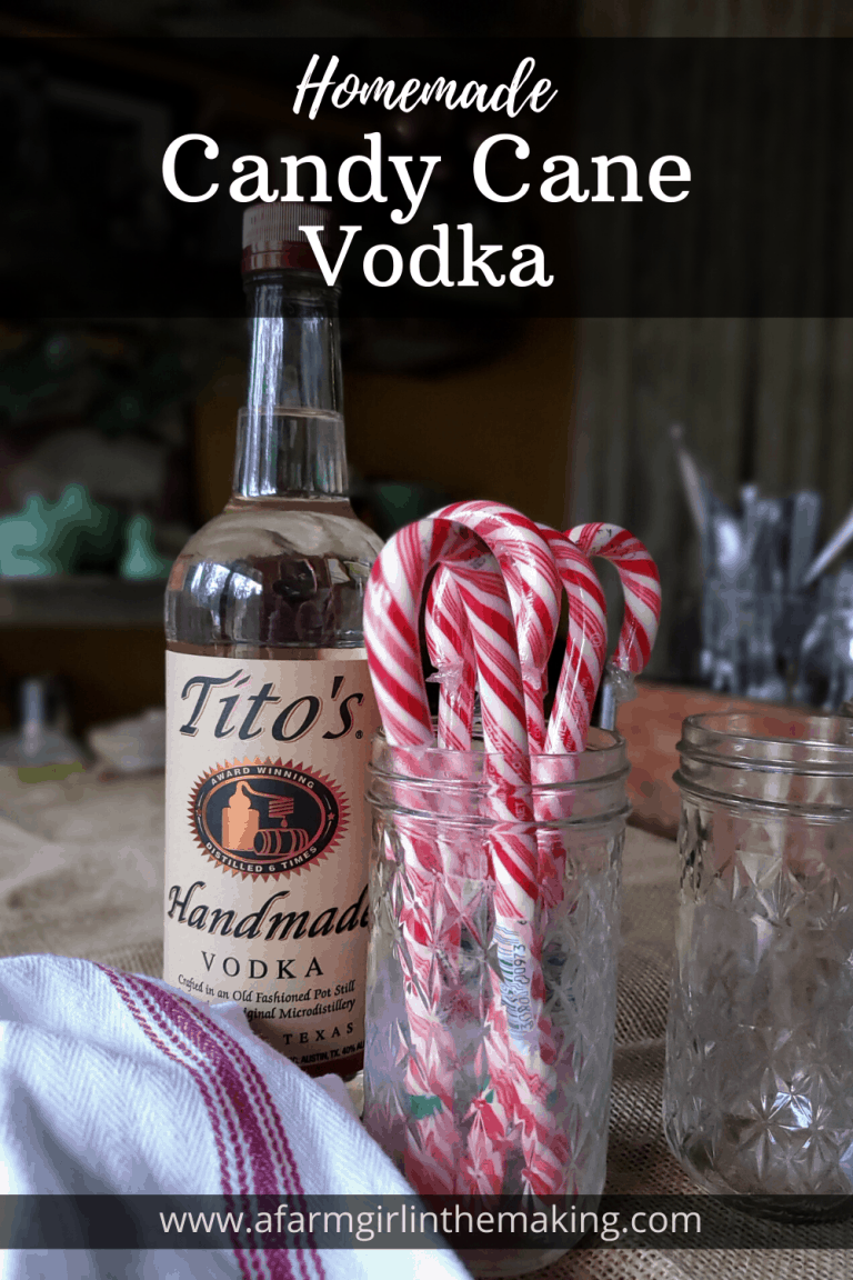 Homemade Candy Cane Vodka Recipe A Farm Girl in the Making