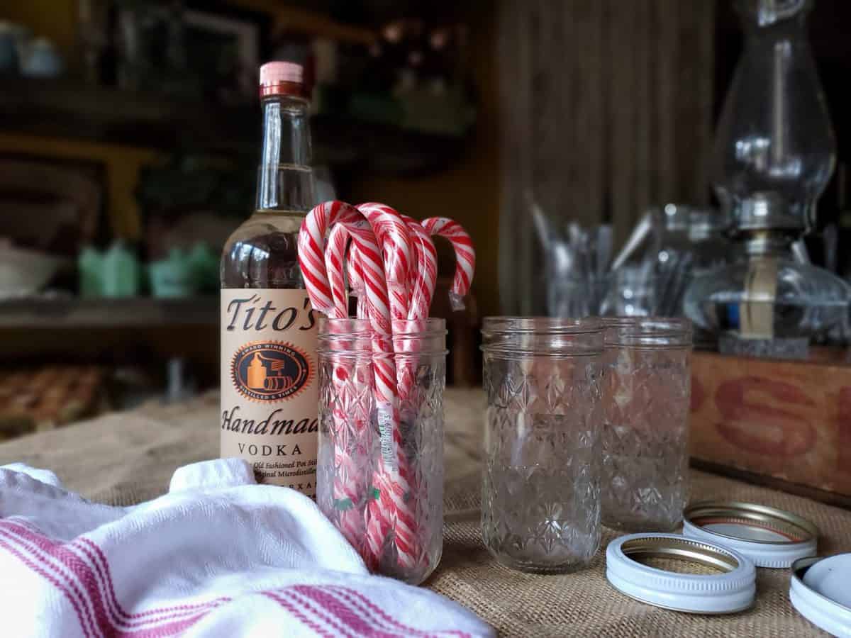 Homemade Candy Cane Vodka Recipe A Farm Girl in the Making