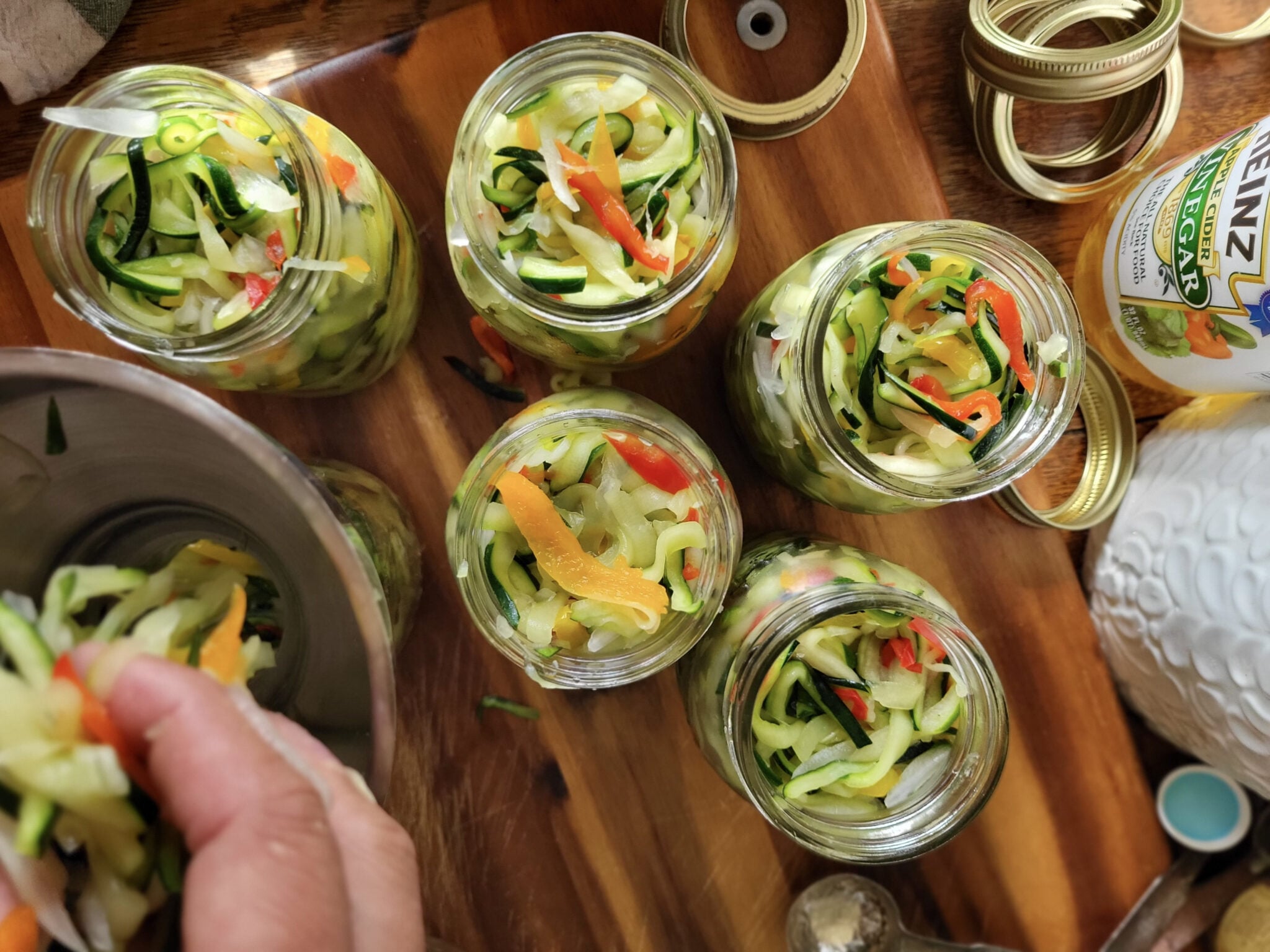 Easy Sweet Zucchini Relish for Canning | A Farm Girl in the Making